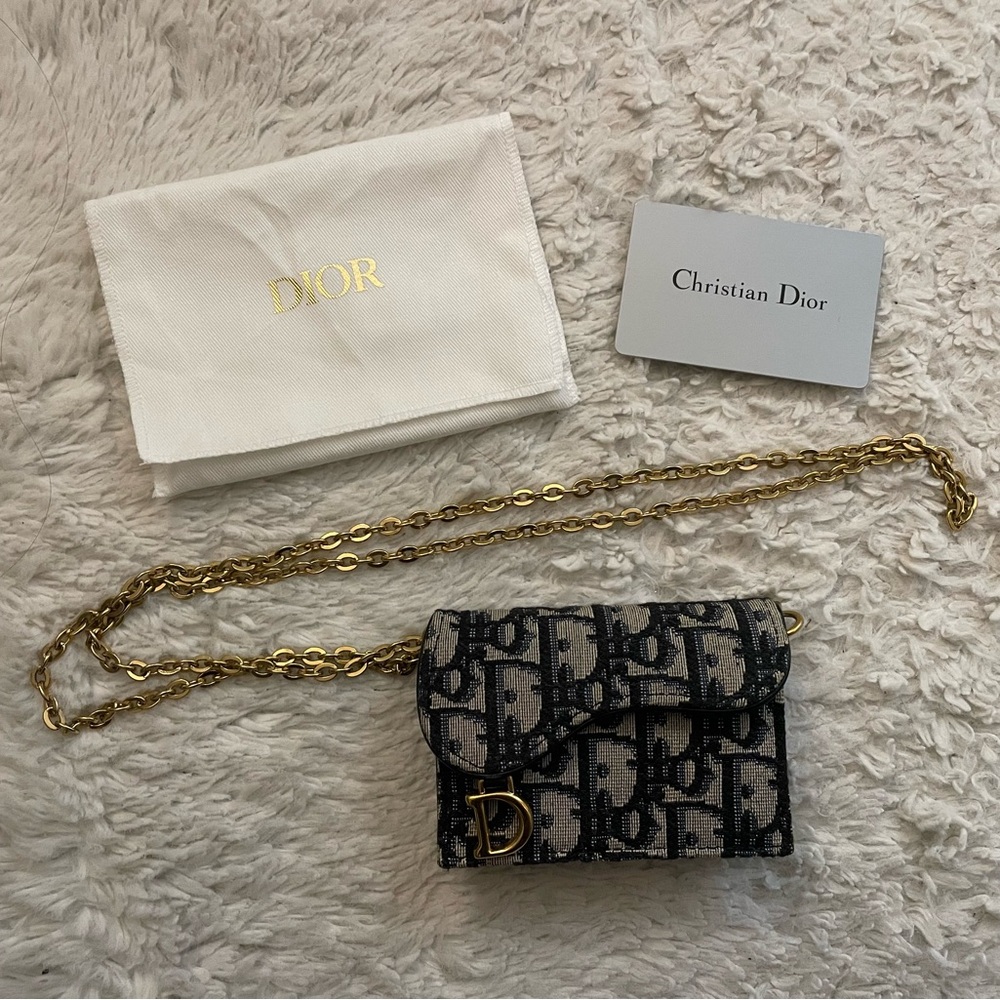 *sold* Dior Saddle Bloom wallet